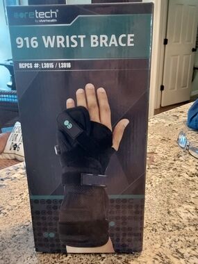 Coretech 916 Wrist Brace Stabilizer Design To Use On Either Hand W Adj.Features.